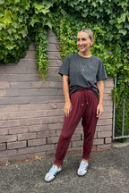 Charcoal Jersey Crew Neck T-Shirt