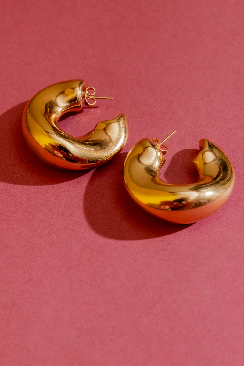 Gold Earring Gift With Purchase Gold O/S
