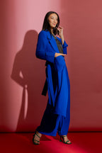 Cobalt Euro Trench Coat
