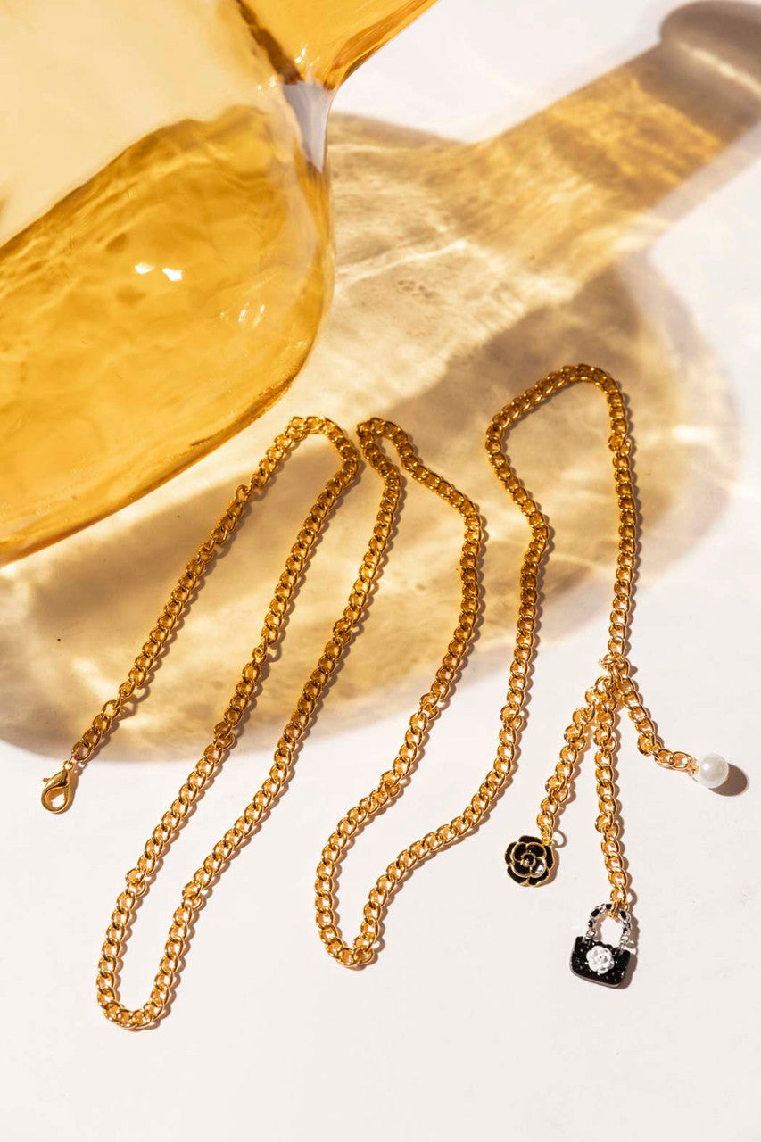 Long Gold Handbag Chain S