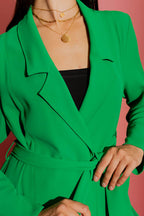 Green Euro Trench Coat