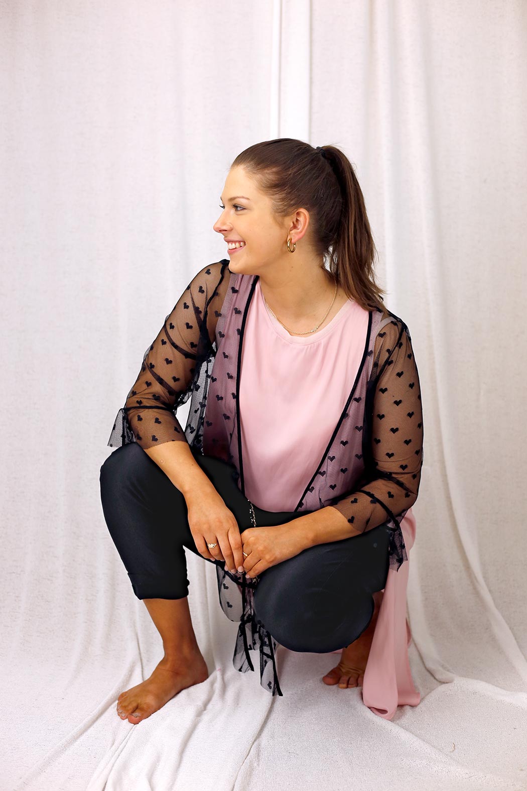 Hearts Mesh Flounce Jacket - FINAL SALE