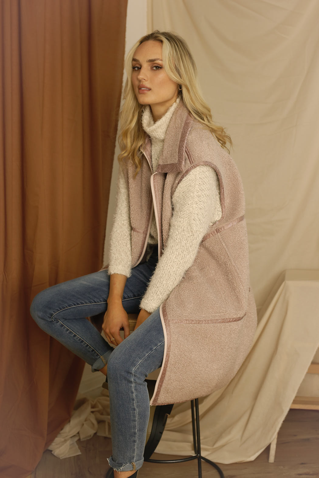 Pink Reversible Vest - SALE