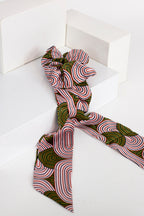 Khaki Retro Scrunchie