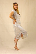 Ivory Allure Sequin Dress - SALE