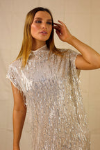 Ivory Allure Sequin Dress - SALE