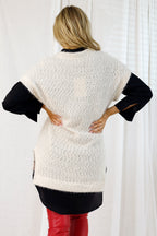Ivory Fluffy Vest - FINAL SALE