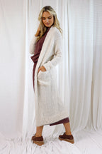 Ivory Fluffy Raglan Cardi - SALE