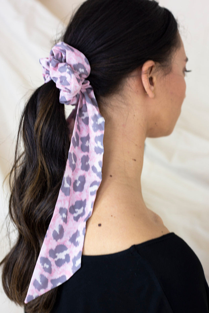 Pink Animal Scrunchie