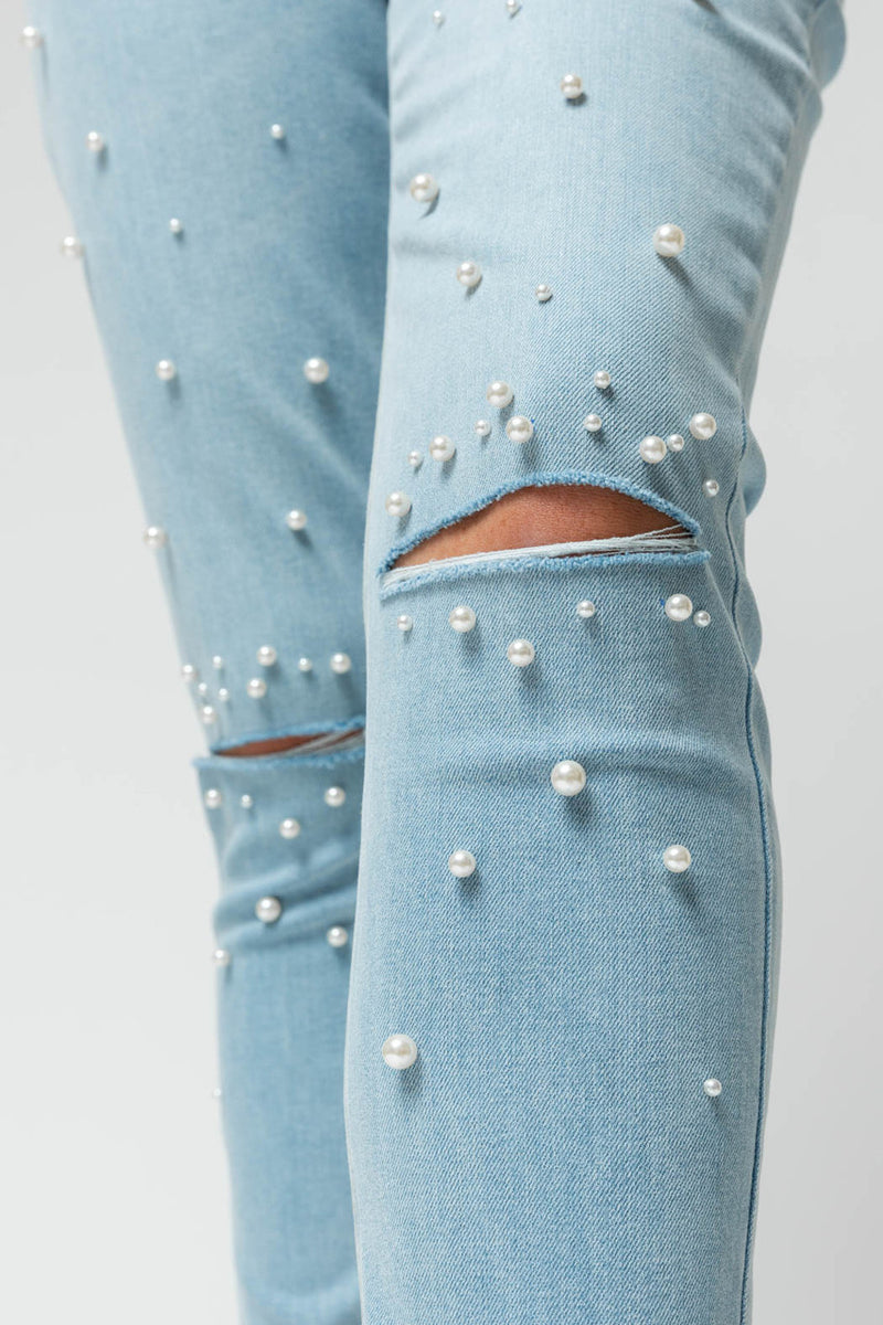 White Pearl Jean 50094d P