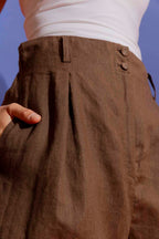 Latte Linen Short