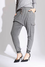 Grey Cargo Lounge Pants- Sale