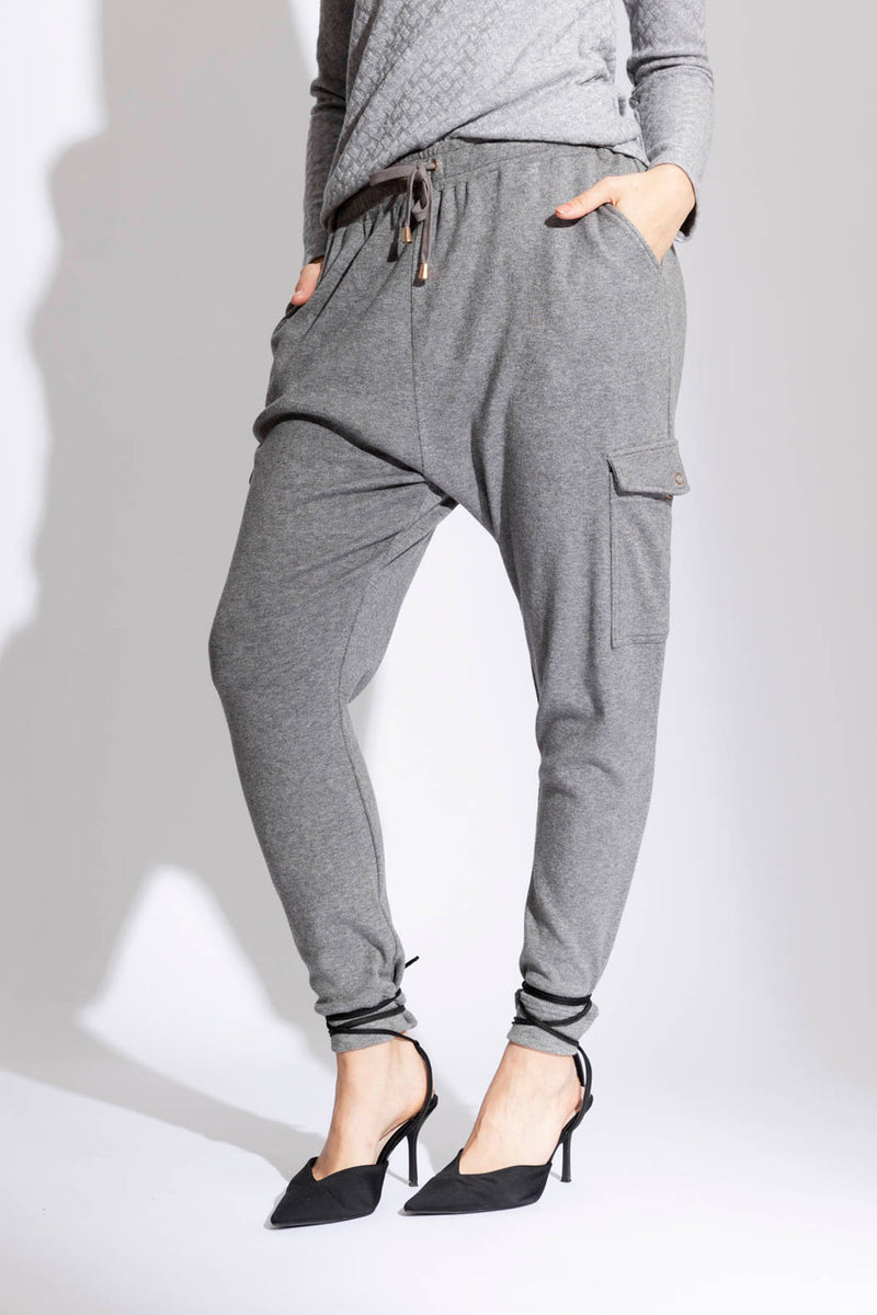 Grey Cargo Lounge Pants- Sale