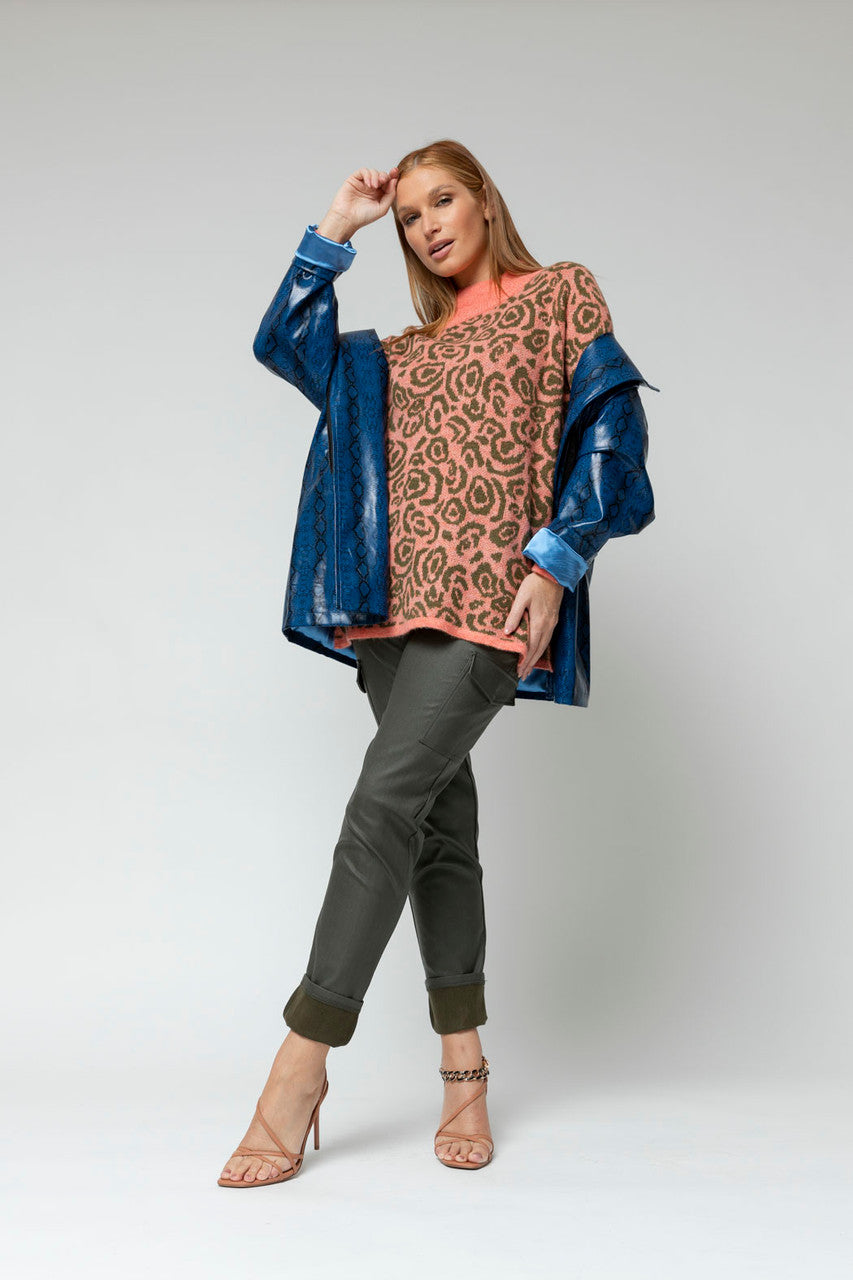 Coral Forest Rose Jumper - FINAL SALE
