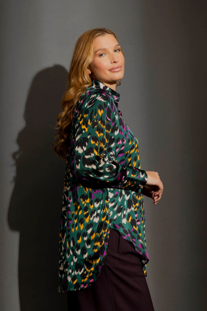 Teal Animal Blogger Shirt Teal Animal