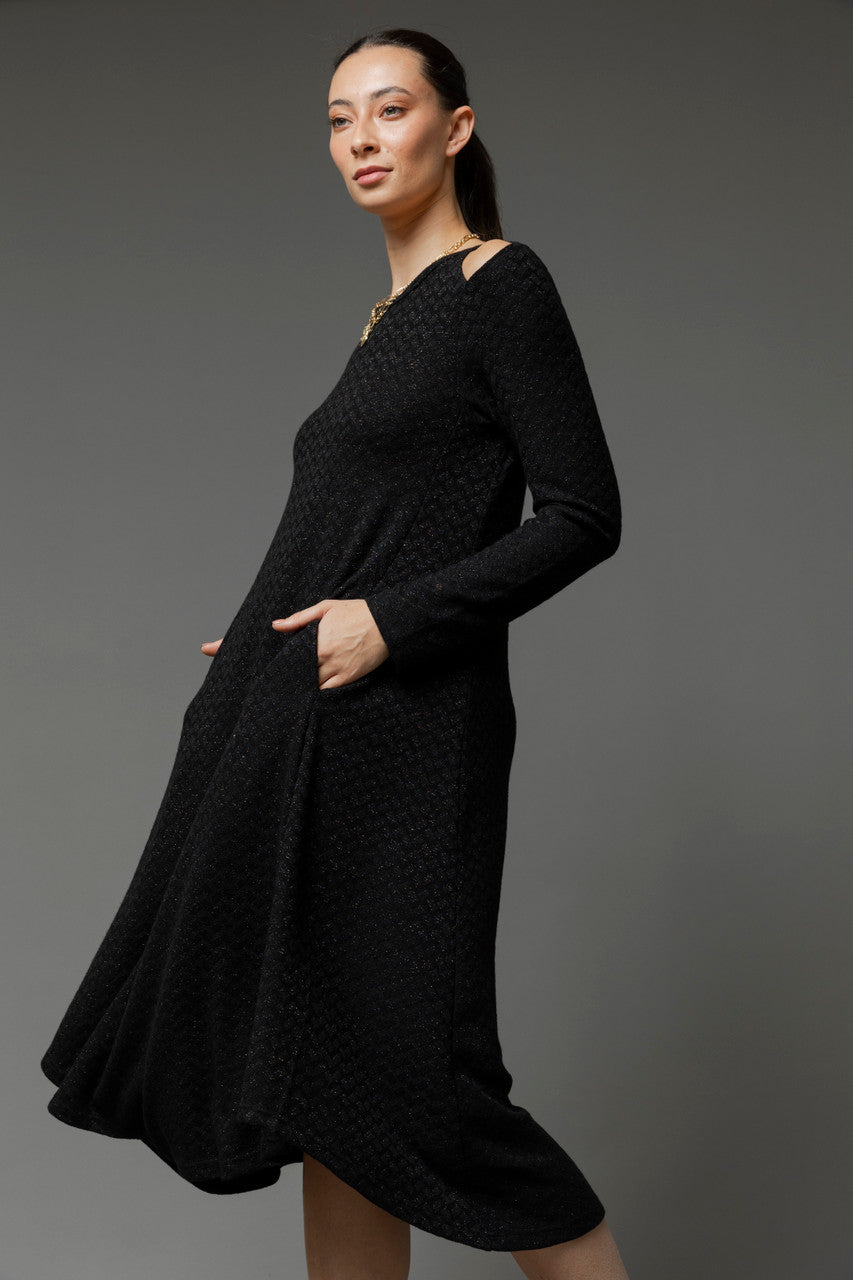 Black Bella Keyhole Dress