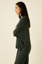 Khaki Bamboo Bondi Top - FINAL SALE