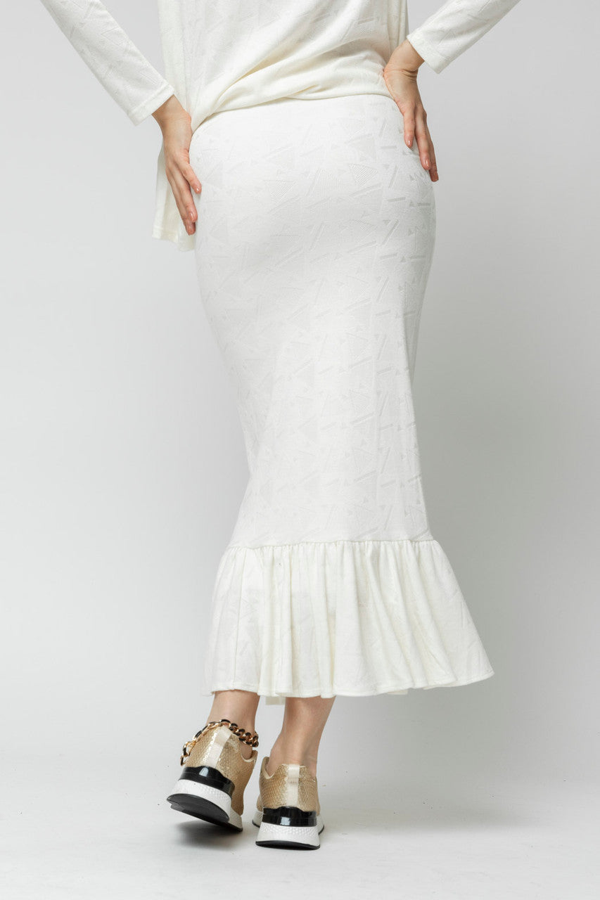 Ivory Frill Skirt