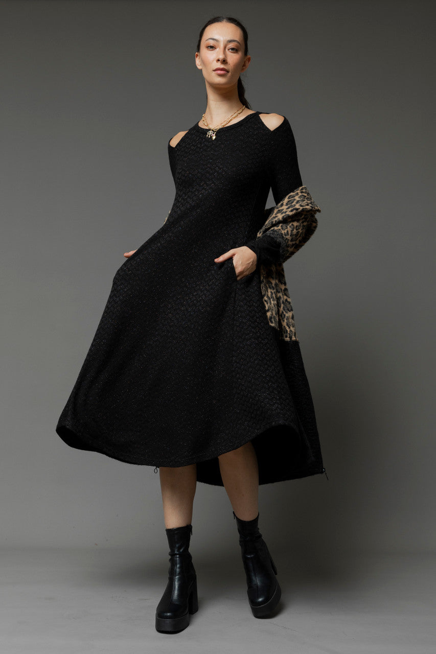 Black Bella Keyhole Dress