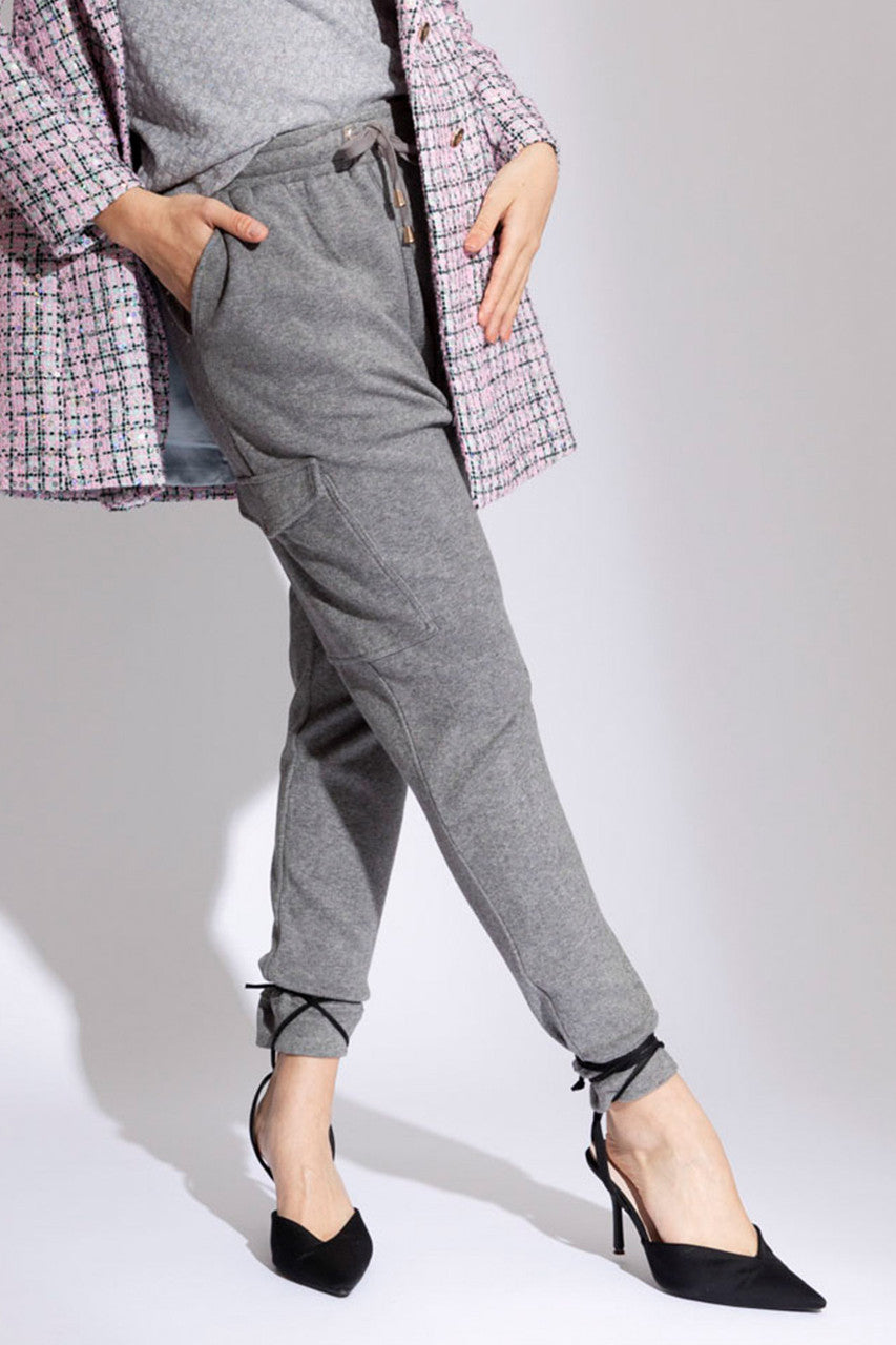 Grey Cargo Lounge Pants- Sale