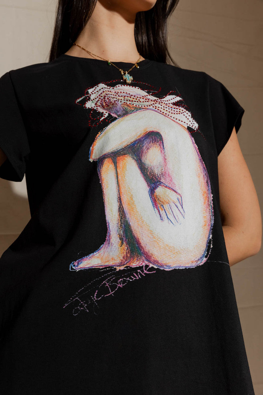 Black Madam Cassandra T-Shirt