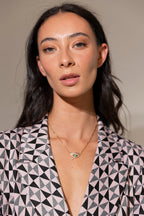 Gold Evil Eye Necklace