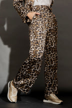 Grey Animal Paperbag Pant Grey Animal