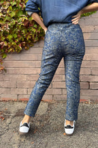 Blue Paisley Cargo Jogger Pant Blue Paisley