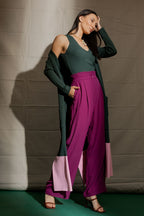 Forest Rib V Neck Cami