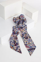 Paisley Floral Scrunchie