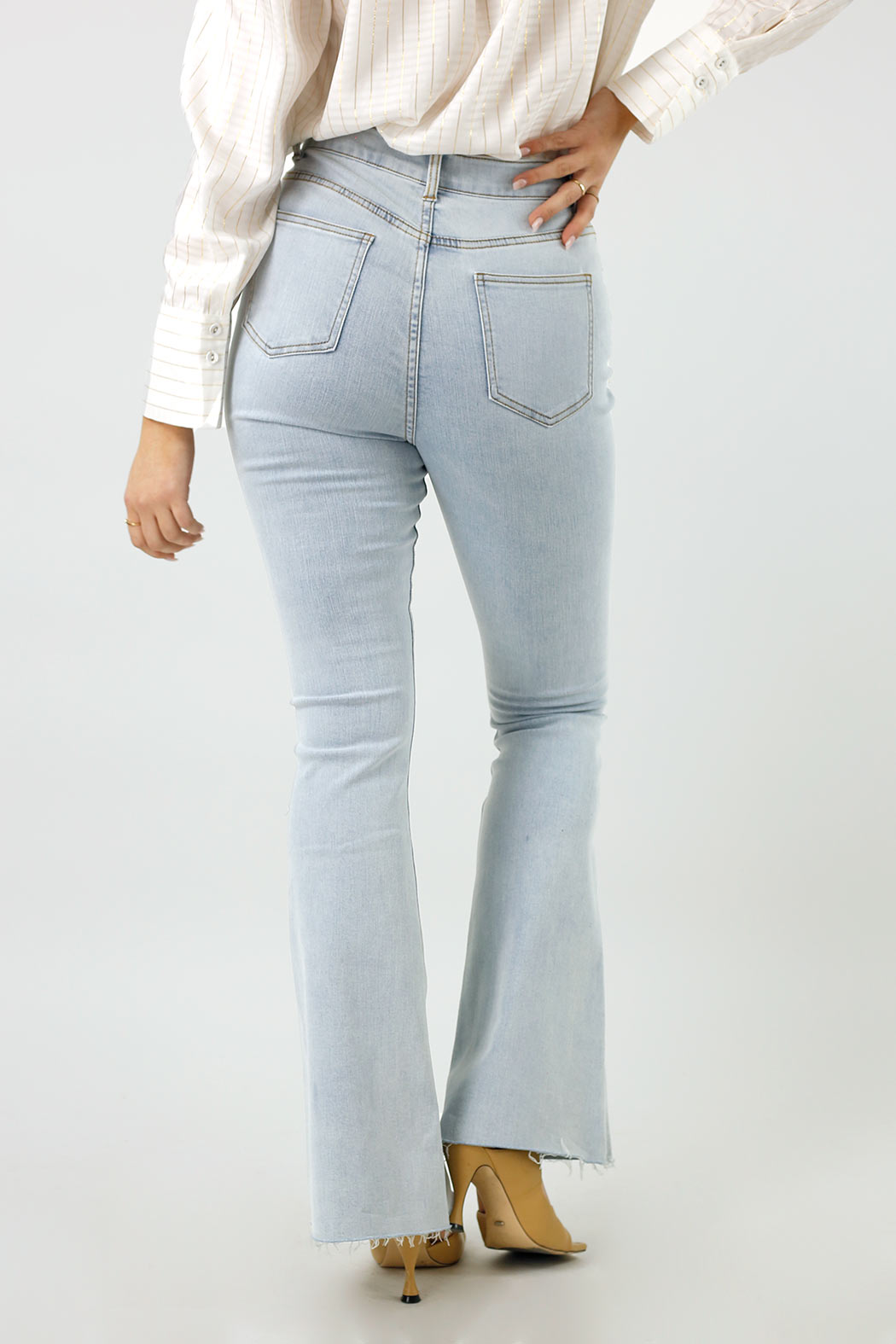Light Blue Denim Flare Jean