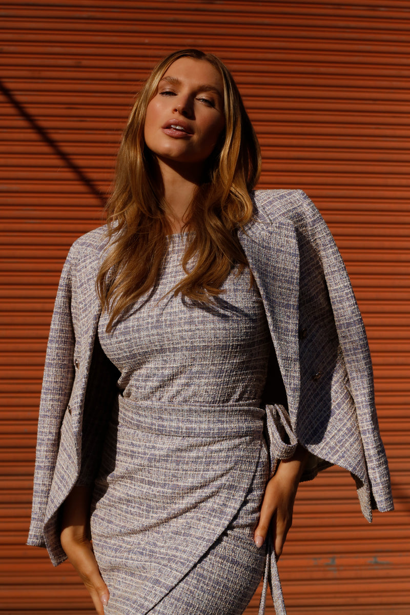 Lilac Stretch Sisca Blazer - SALE