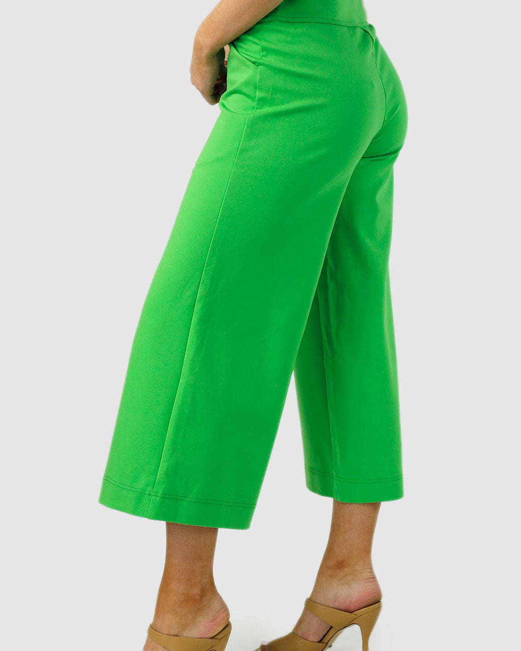 Green Ponte Jet Culotte - FINAL SALE