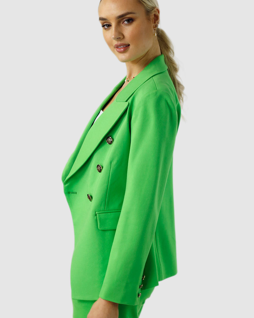 Green Ponte Sisca Blazer - SALE