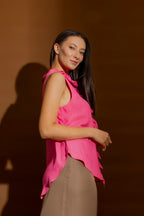 Pink Double Ruffle Cami