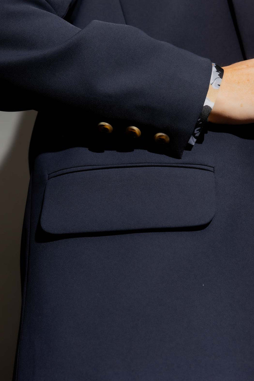 Deep Navy Classic Oversized Blazer Navy
