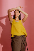 Marigold Linen Bell Cami