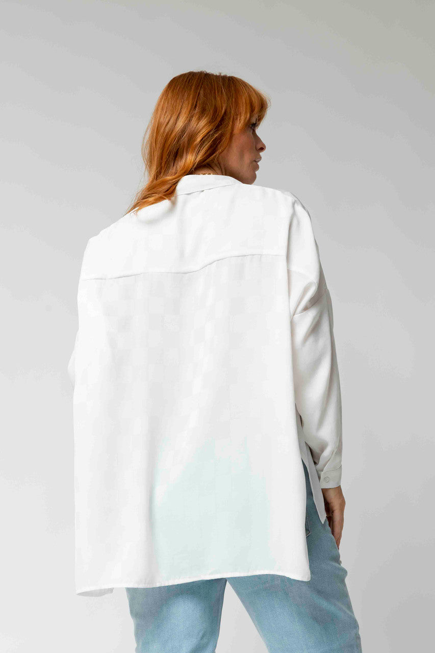 White Everyday Silky Shirt