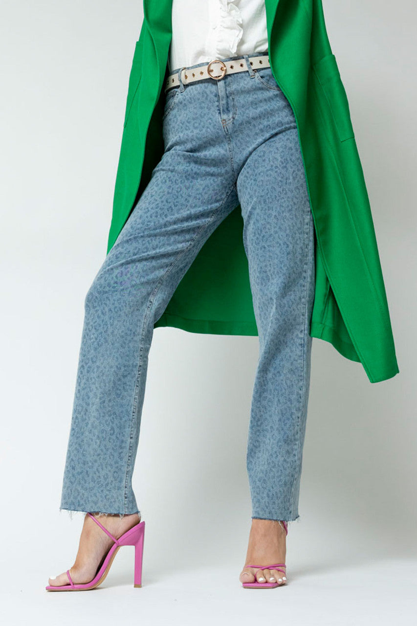 Light Chambray Animal Jean