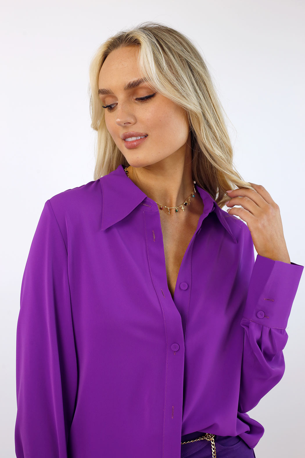 Magenta Soft Touch Asana Shirt