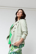 Mint Pinstripe Sisca Blazer - Sale