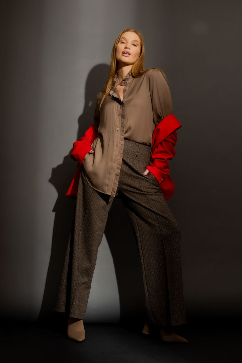 Cocoa Silky Roma Shirt