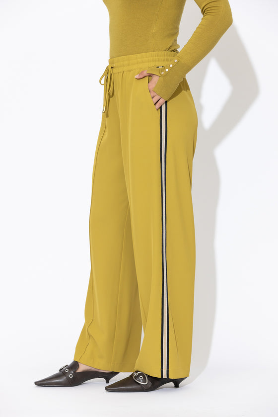 Chartreuse Euro Pintuck Sport Pant