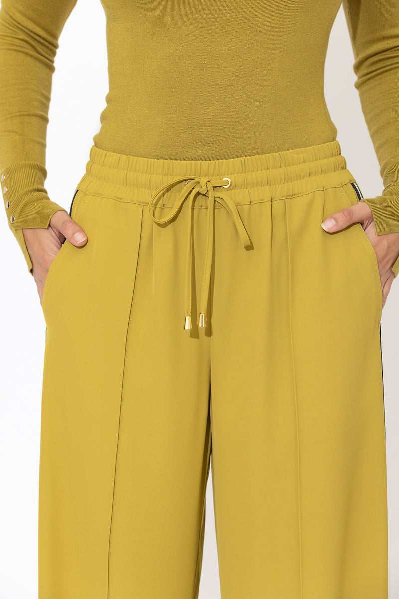 Chartruse Euro Pintuck Sport Pant