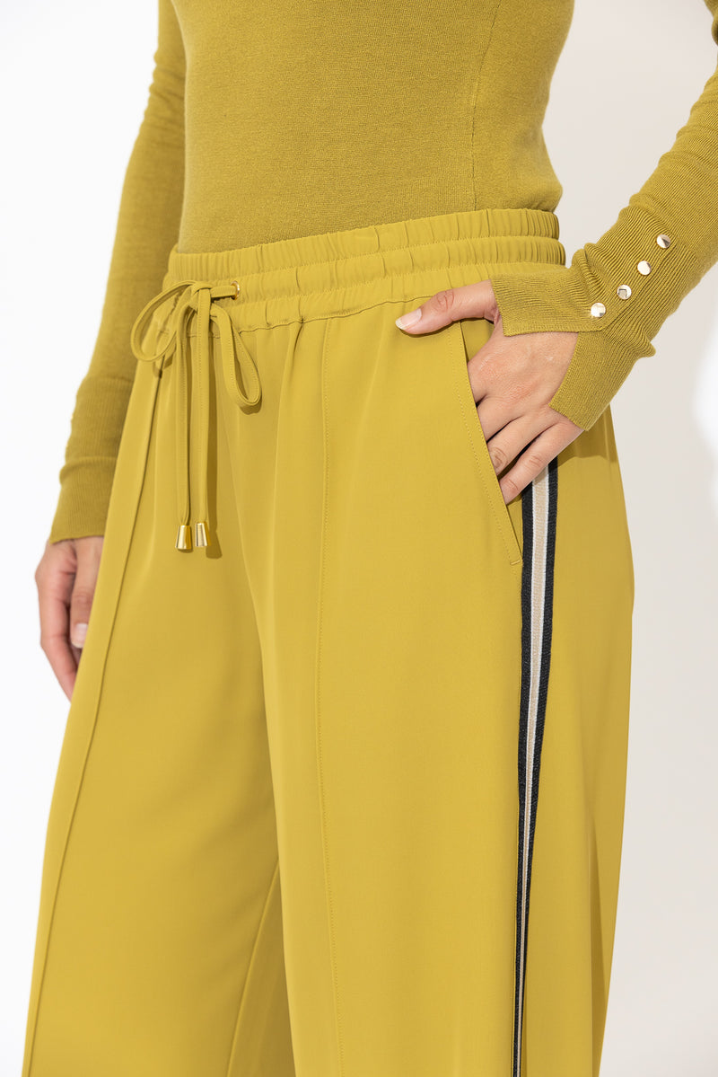 Chartruse Euro Pintuck Sport Pant