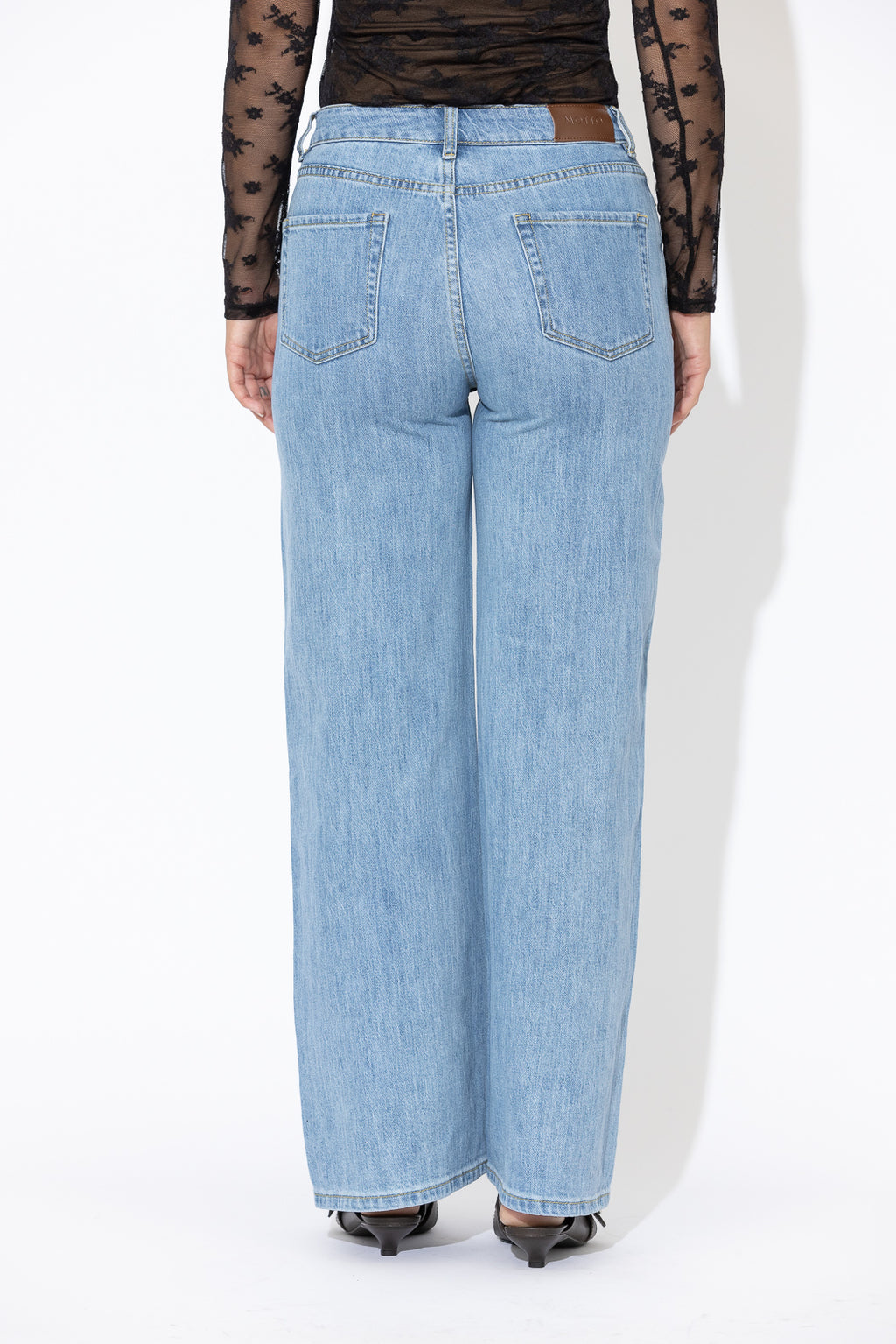 Light Denim Button Front Jean