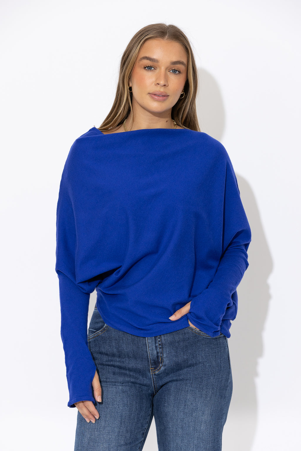 Cobalt Milan Model Knit