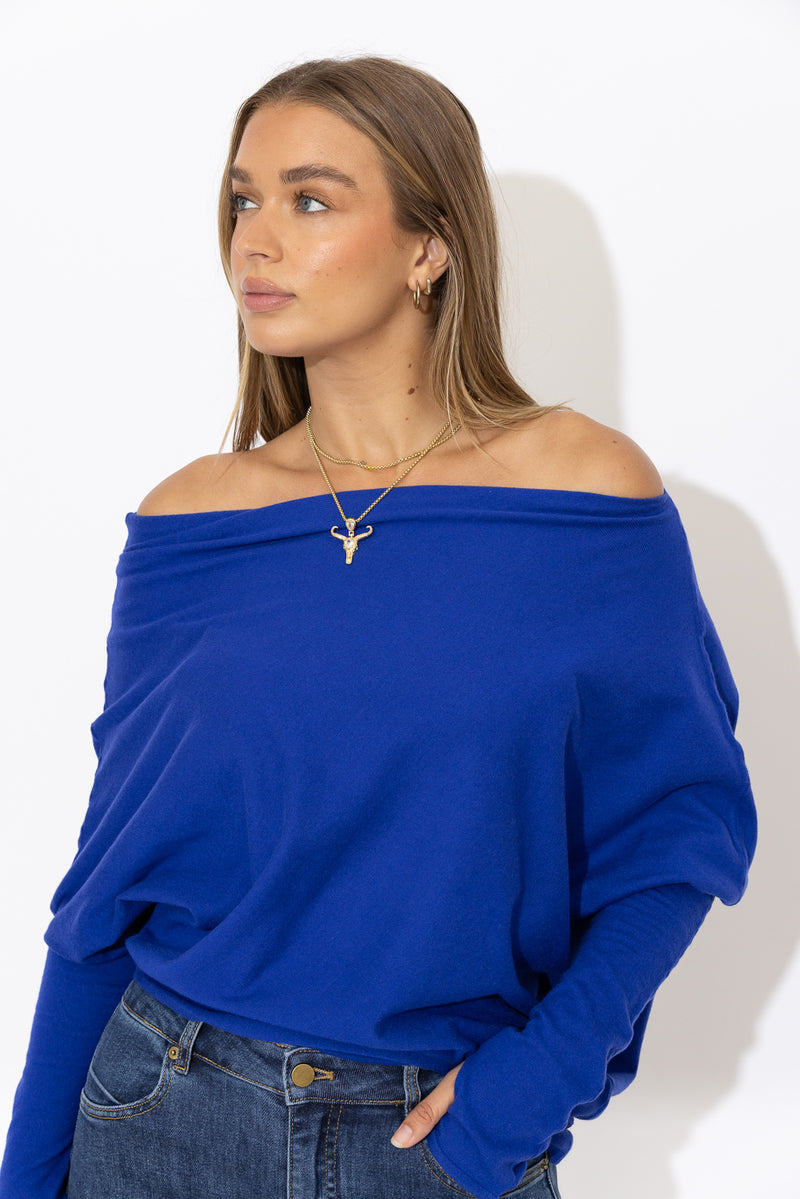 Cobalt Milan Model Knit