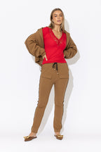 Red Tencel Lace Lust Top