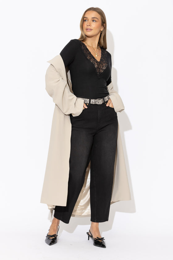 Black Barrel Jean